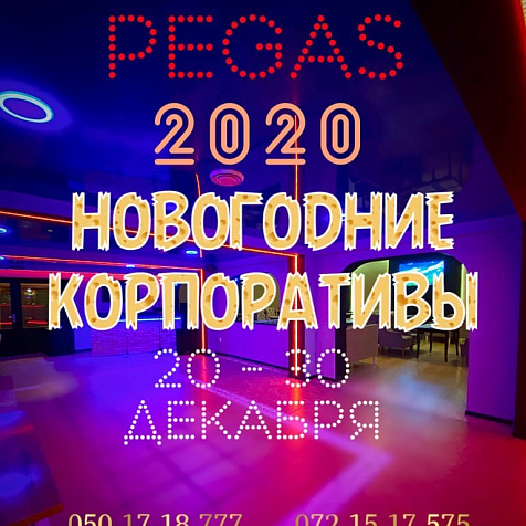 Новогодние корпоративы в ресторане Пегас