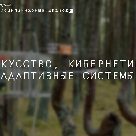 Лекция «Искусство, кибернетика и адаптивные системы»