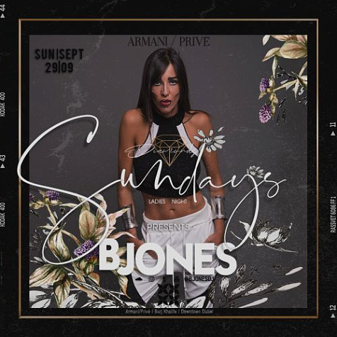 DIAMONDS SUNDAYS | LADIES NIGHT | PRESENTS B JONES