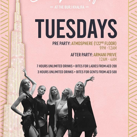 SECRET | LADIES NIGHT - Open bar for the ladies