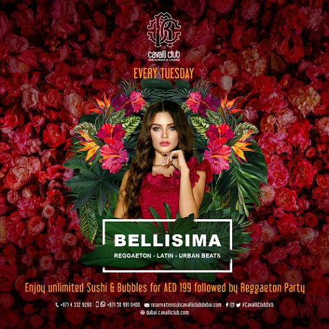 Bellisima Tuesdays by #CavalliClubDubai